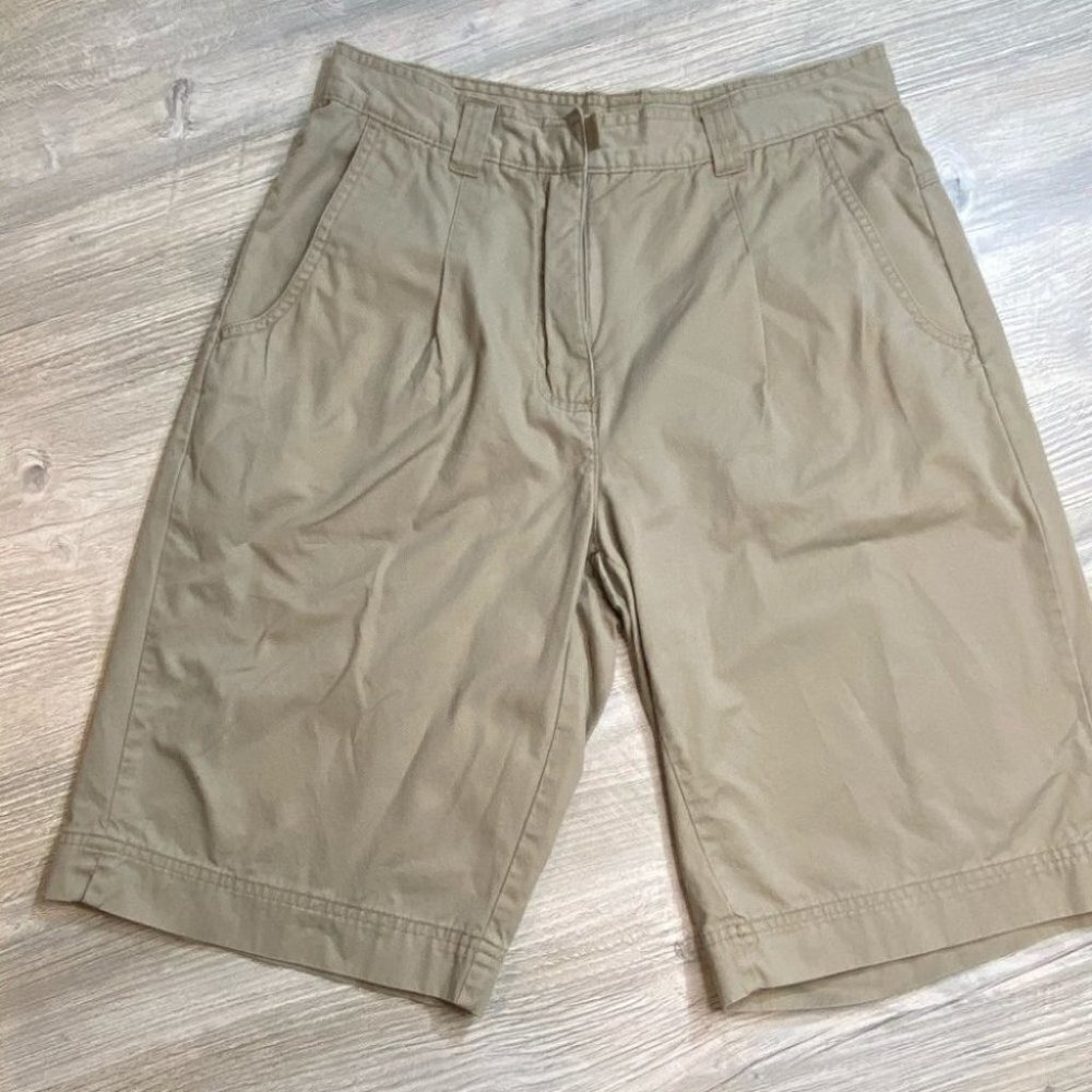 Vintage Woolrich Pleated High Waist Bermudas